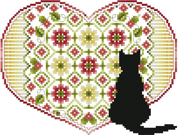 Cats And Hearts August